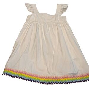 STORIA DRESS / RICK RACK SWIM COVER-UP FLUTTER SLEEVE NWT SZ M